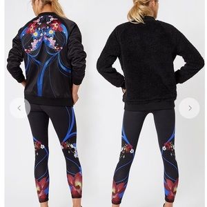 Sweaty Betty reversible bomber jacket